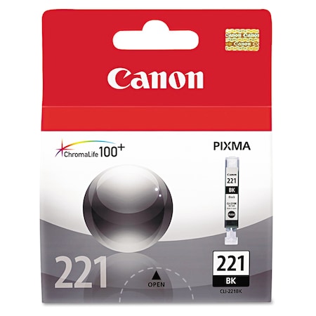 Canon Ink Cartridge, Cli-221, Black 2946B001